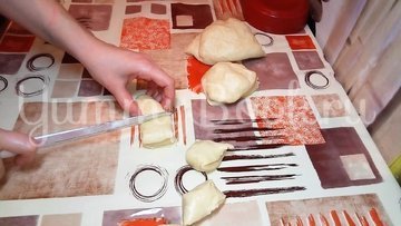 Цветок из сдобного дрожжевого теста - шаг 5