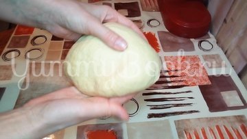 Цветок из сдобного дрожжевого теста - шаг 4