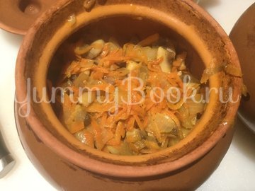 Индюшачья печень в горшочках - шаг 6