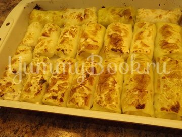 Голубцы с куриным фаршем и творогом в духовке - шаг 6