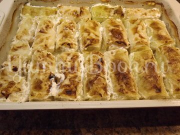 Голубцы с куриным фаршем и творогом в духовке - шаг 9
