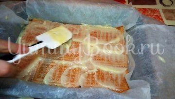 Торт без выпечки из печенья с заварным кремом - шаг 3