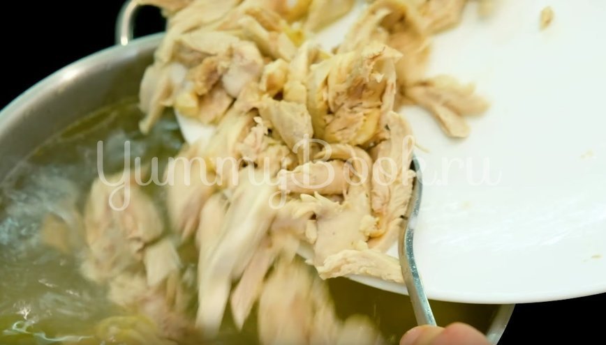 Куриный суп c макаронами - шаг 6