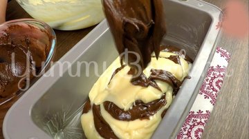 Мраморный кекс - шаг 6