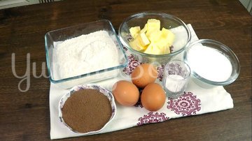 Мраморный кекс - шаг 1