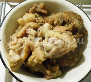 Домашний холодец из двух видов мяса - шаг 7