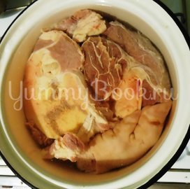 Домашний холодец из двух видов мяса - шаг 2