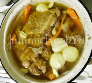 Домашний холодец из двух видов мяса - шаг 5