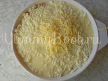Рыбная запеканка с рисом и сыром - шаг 5