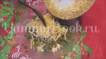 Салат с ветчиной и сыром «Домашний» - шаг 3