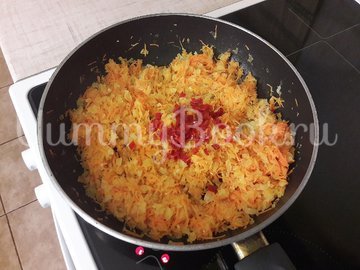 Запечённый фаршированный картофель с копчёной грудкой - шаг 7