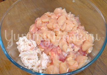 Домашняя колбаса из курицы - шаг 2