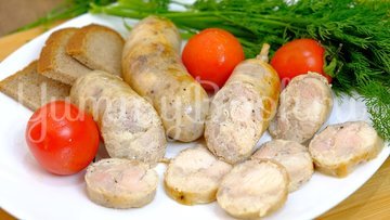 Домашняя колбаса из курицы - шаг 9