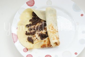 Блины с маковой начинкой - шаг 6