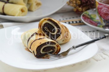 Блины с маковой начинкой - шаг 7
