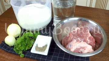 Хинкали, по мотивам грузинской кухни - шаг 1