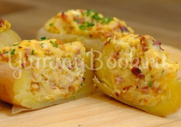 Фаршированный картофель, запеченный в духовке - шаг 8