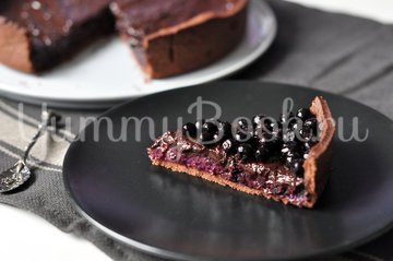 Тарт с черникой и шоколадом - шаг 10