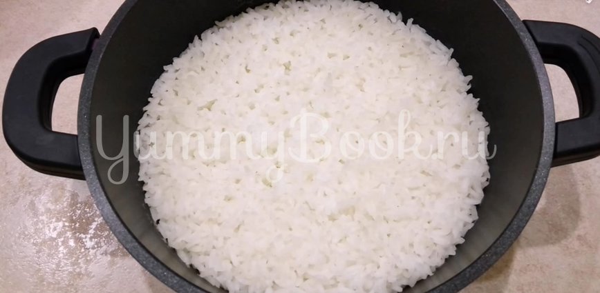 Ежики из фарша с рисом в духовке - шаг 3