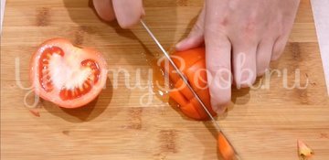 Заливная пицца в духовке - шаг 6