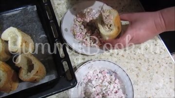 Горячая закуска в багете - шаг 3