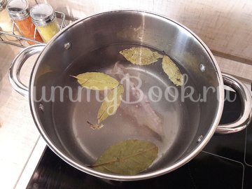 Суп с фасолью и копчёной курицей - шаг 2