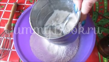 Постный тертый пирог с вишнями - шаг 2