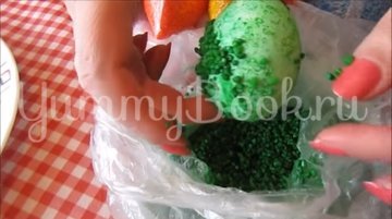 Мраморные яйца-крашенки в рисовой сечке - шаг 8