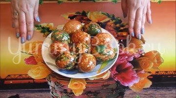 Мраморные и малахитовые яйца к Пасхе - шаг 5