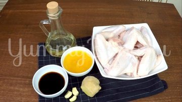 Куриные крылышки в медово- соевом маринаде - шаг 1