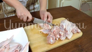 Куриные крылышки в медово- соевом маринаде - шаг 2