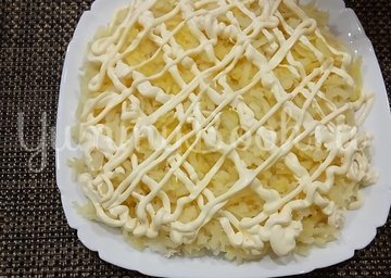 Салат «Нежность» с курицей - шаг 5
