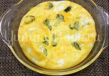 Омлет с брокколи в духовке - шаг 5