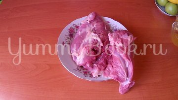 Запеченный стейк индейки с яблочным соусом - шаг 1