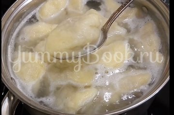 Вареники на кефире с фаршем - шаг 7