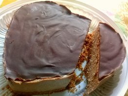 Шоколадный торт со вкусом кофе (без выпечки)