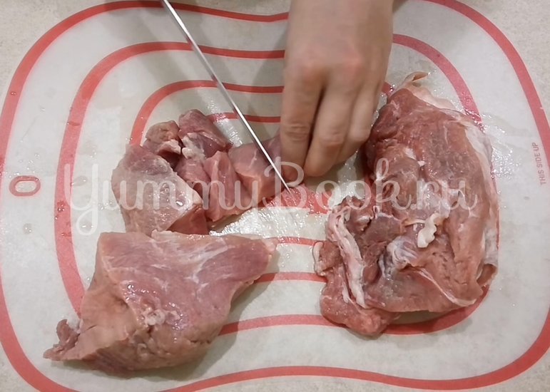 Нежное и сочное томленое мясо - шаг 1