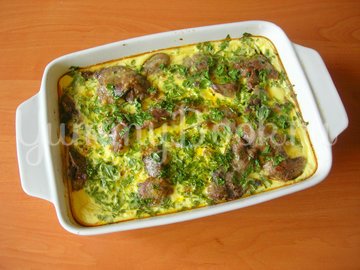 Запеканка из куриной печени - шаг 6