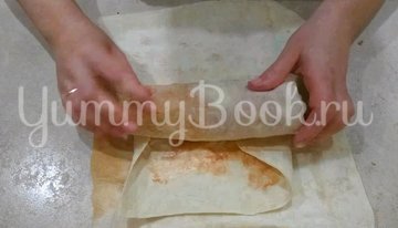 Сочная шаурма с курицей - шаг 11