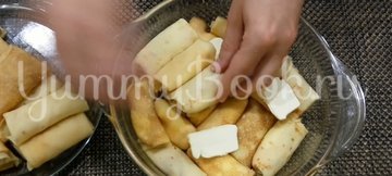 Блины с творогом в духовке - шаг 9