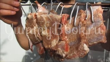 Свиные рёбрышки копчёные на мангале - шаг 3