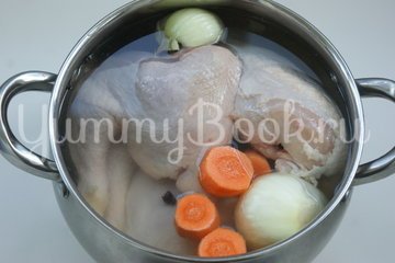 Куриный паштет с желатином - шаг 1