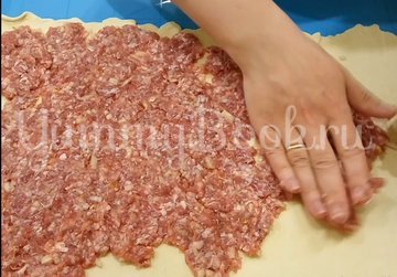 Бурек с мясом - шаг 3