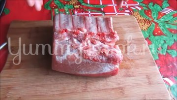Свиная корейка на гриле без маринования - шаг 1