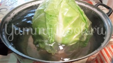 Конвертики из капусты с грибами - шаг 1