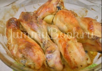 Сочная курица с картошкой в духовке - шаг 5