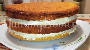 Торт клубничный с творожно - масляным кремом - шаг 8