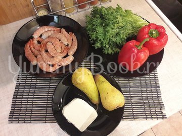 Салат с лангустинами и адыгейским сыром - шаг 1