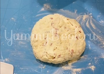 Сконы с сыром и колбасой - шаг 5