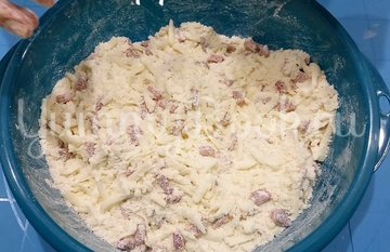 Сконы с сыром и колбасой - шаг 4
